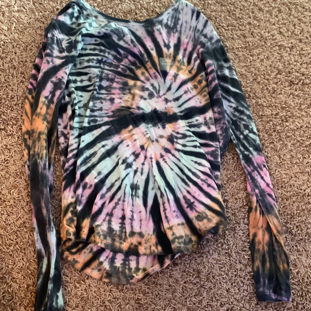 Aeropostale long sleeve tie-dye shirt